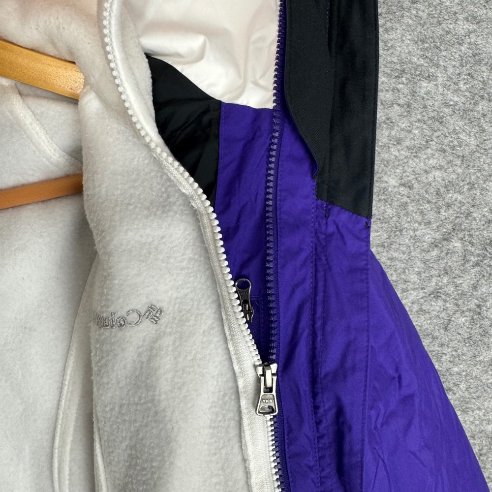Columbia Interchange Women's Purple White Ski‎ Jacket Size S - Picture 5 of 12